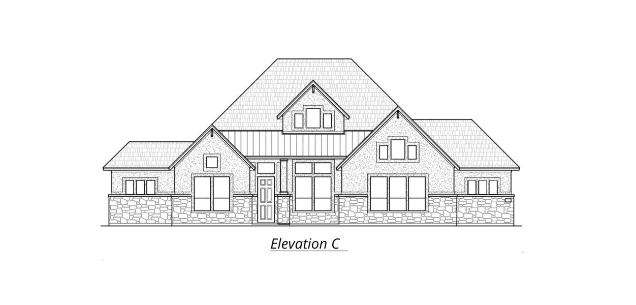 Representative exterior photo of a completed home built from the Layla by Chesmar Homes in Sienna Lakes, San Antonio, TX (Image 8).