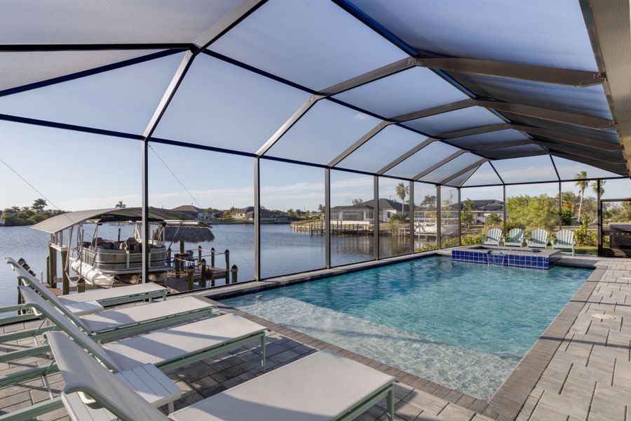 Exterior details and patio area of a home in , Cape Coral (Image 22). Exterior details and patio area of a home in , Cape Coral (Image 22).