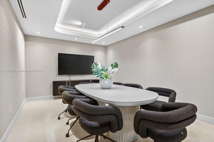 Furnished interior view inside a new home in , Miami (Image 9).