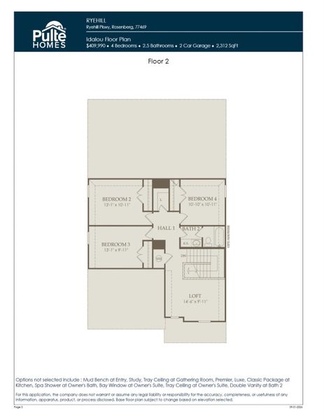 2D floor plan layout of this home in Ryehill, Sugar Land, TX (Image 3). 2D floor plan layout of this home in Ryehill, Sugar Land, TX (Image 3).