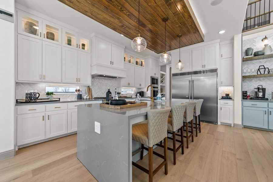 Representative furnished interior of a home built from the Diana by Landon Homes in Lexington Frisco, Frisco (Image 17).