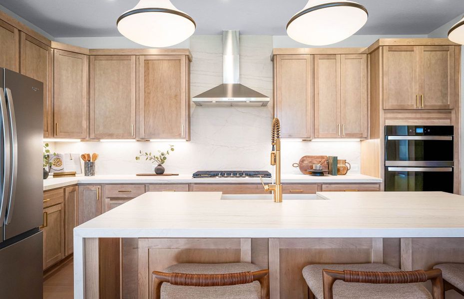 Representative furnished interior of a home built from the Sanford by Pulte Homes in Kuempel Farms, Pflugerville (Image 45).