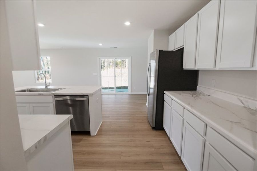 Furnished interior view inside a new home in Everly 2-Story, Spartanburg (Image 7).