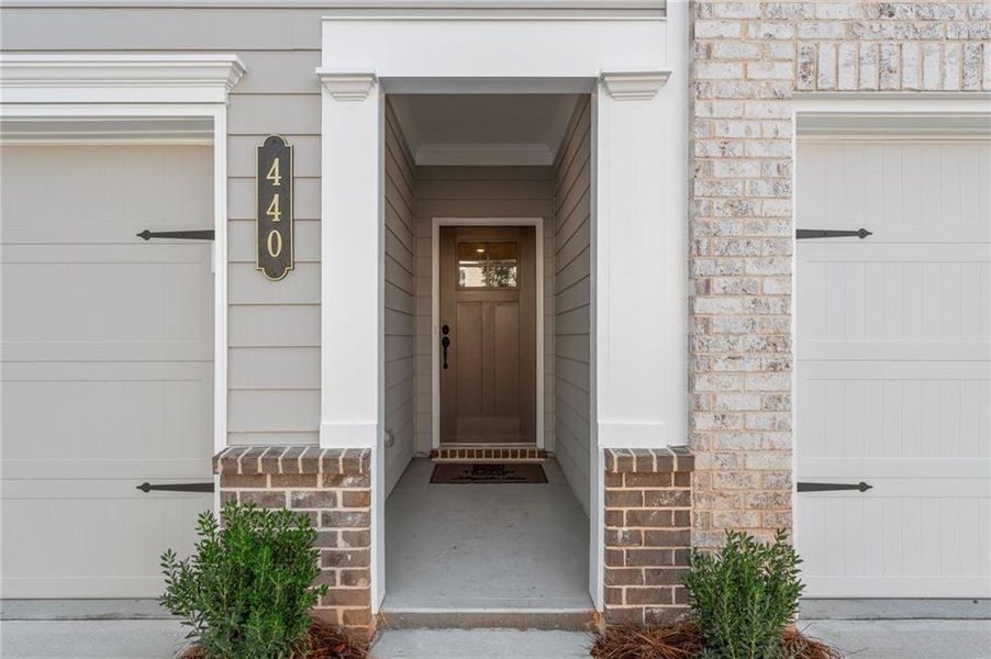 Exterior details and patio area of a home in Cherokee Township, Acworth (Image 3).