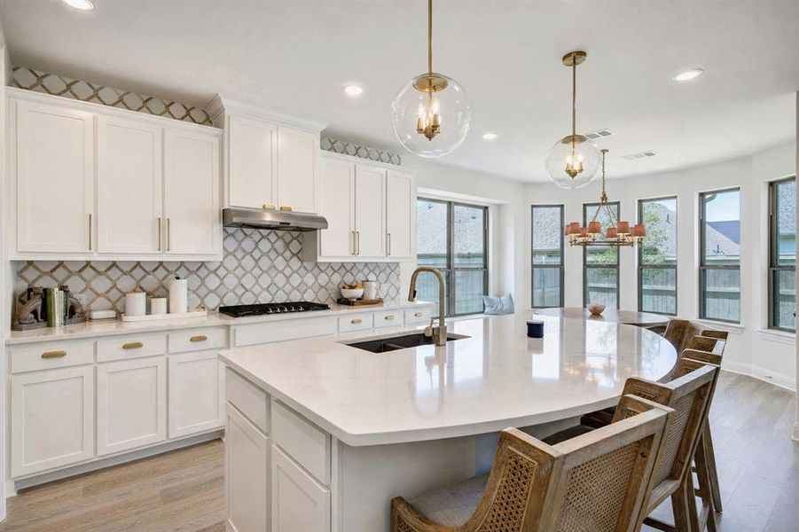 Furnished interior view inside a new home in Pecan Square, Northlake (Image 34).