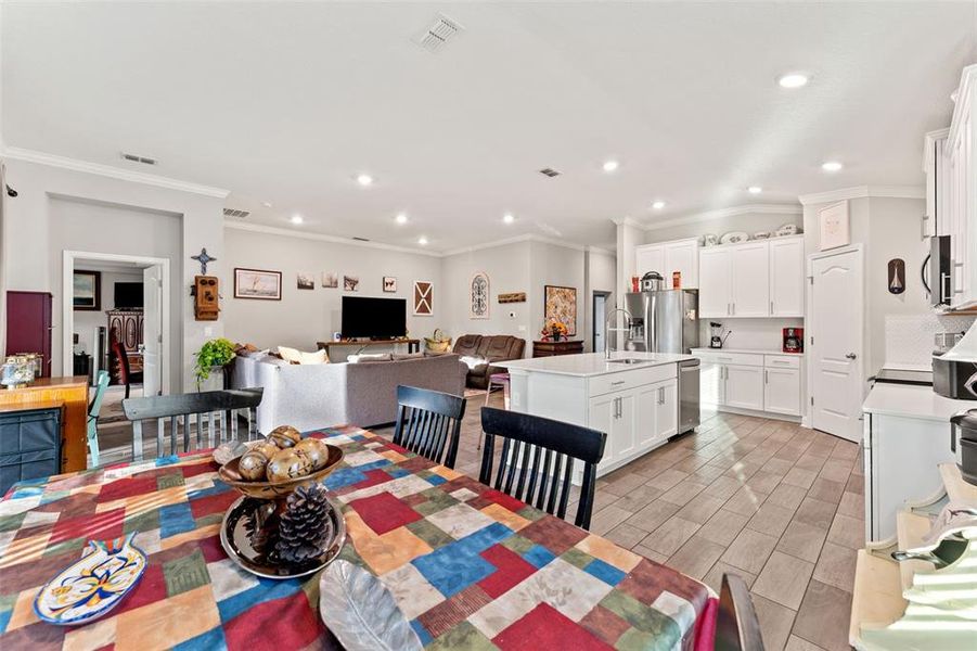 Furnished interior view inside a new home in Sawmill Branch, Palm Coast (Image 15).