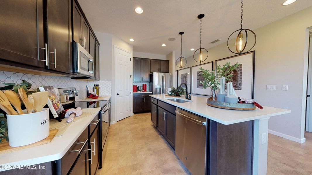 Furnished interior view inside a new home in , Palm Coast (Image 5).