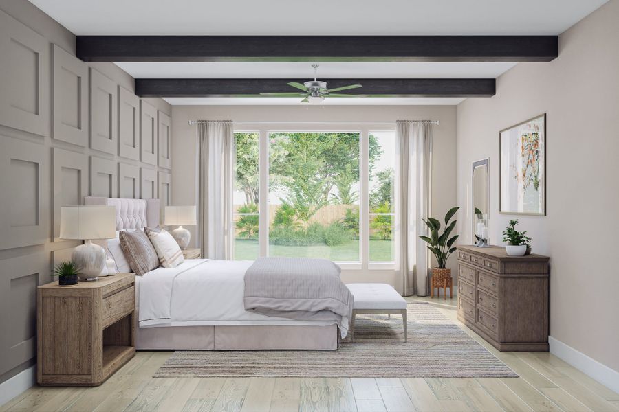 Furnished interior view inside a new home in Harvest Green, Richmond (Image 7). Furnished interior view inside a new home in Harvest Green, Richmond (Image 7).