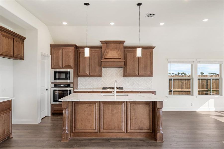 Furnished interior view inside a new home in Wildflower Ranch 60-65, Fort Worth (Image 16). Furnished interior view inside a new home in Wildflower Ranch 60-65, Fort Worth (Image 16).