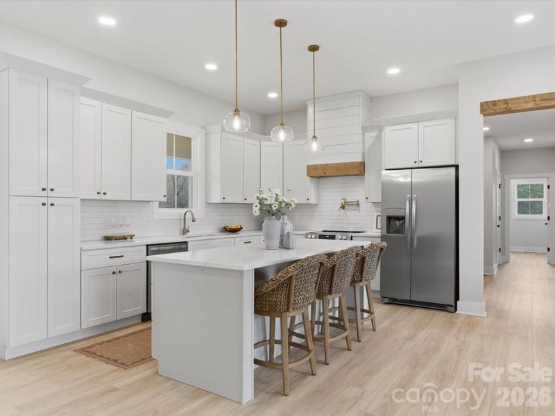 Furnished interior view inside a new home in , Bessemer City (Image 10).