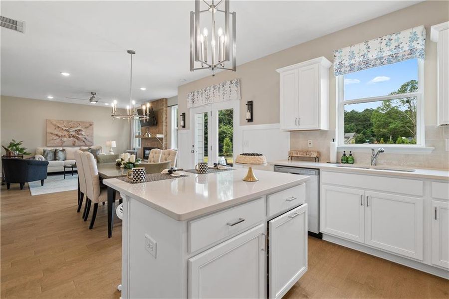 Furnished interior view inside a new home in Hickory Heights, Acworth (Image 17).
