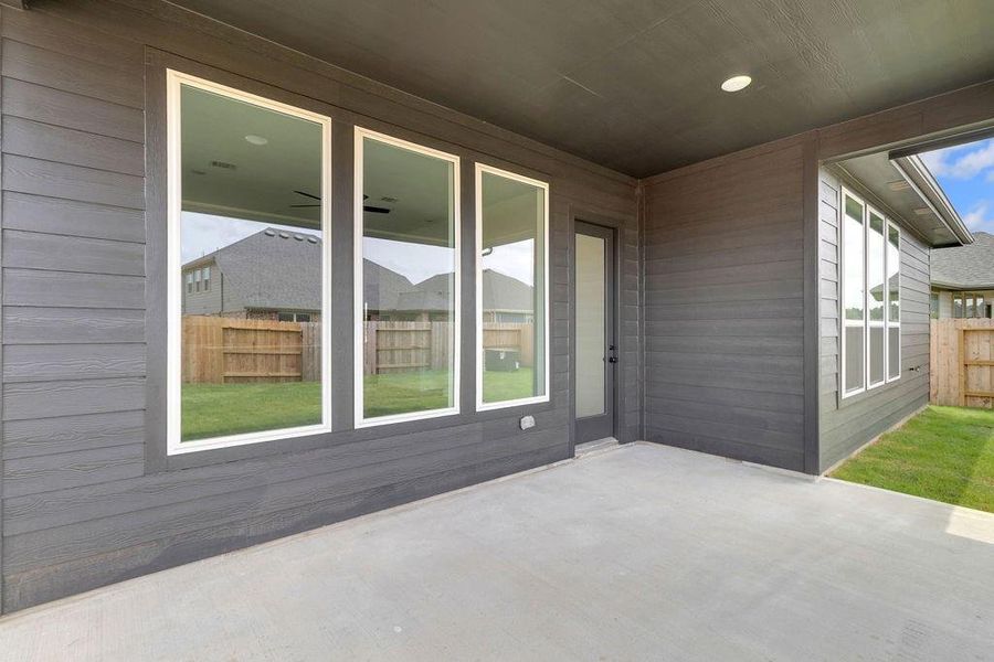 Representative photo of covered back patio Representative photo of covered back patio