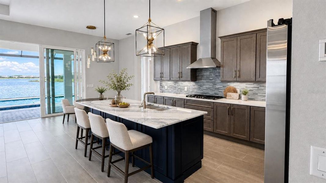 Furnished interior view inside a new home in Shellstone at Waterside, Sarasota (Image 5). Furnished interior view inside a new home in Shellstone at Waterside, Sarasota (Image 5).