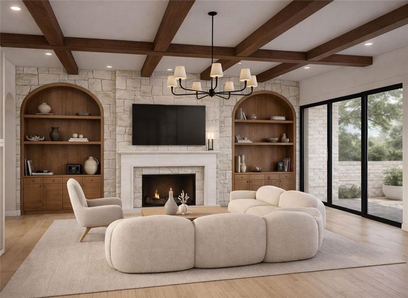 Furnished interior view inside a new home in , Buford (Image 5).