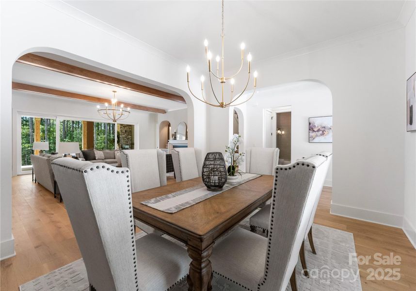 Furnished interior view inside a new home in , Denver (Image 5).