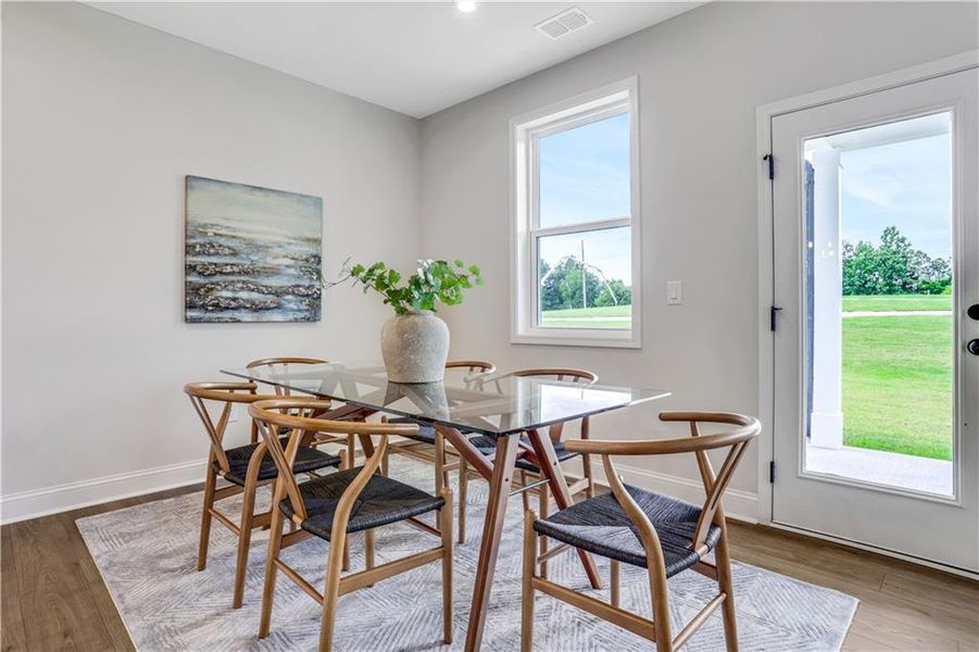 Furnished interior view inside a new home in Easton Walk, Lawrenceville (Image 5).