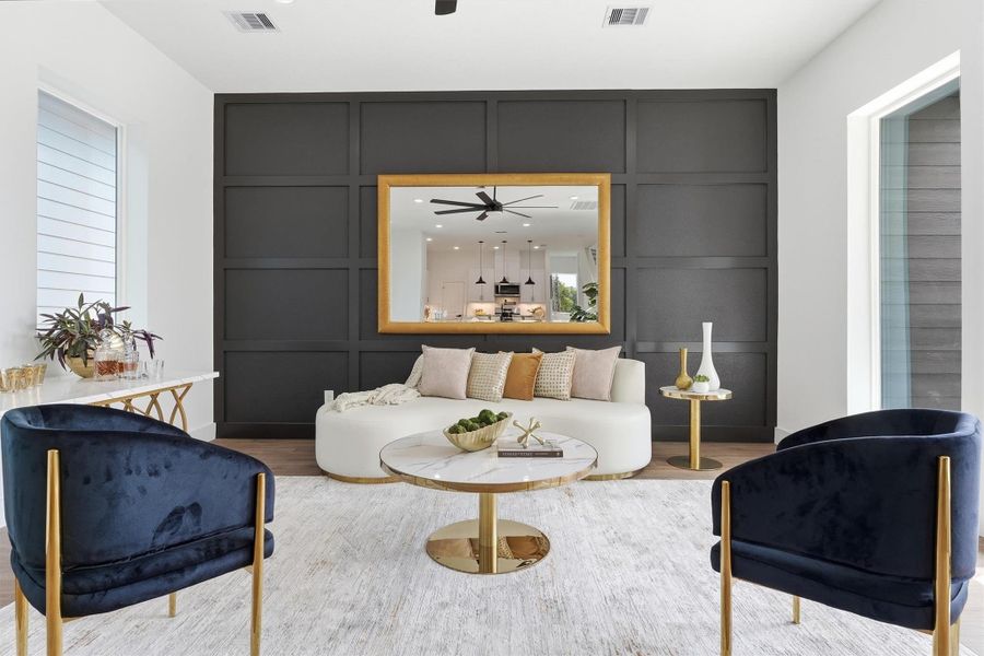 Furnished interior view inside a new home in , Houston (Image 4).
