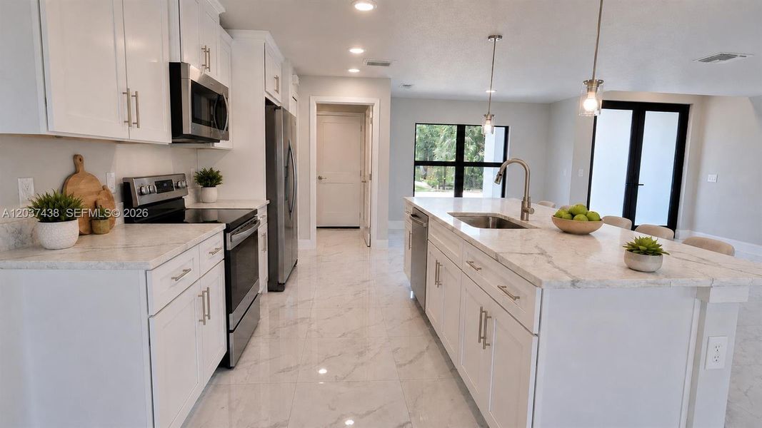 Furnished interior view inside a new home in , Lehigh Acres (Image 17).