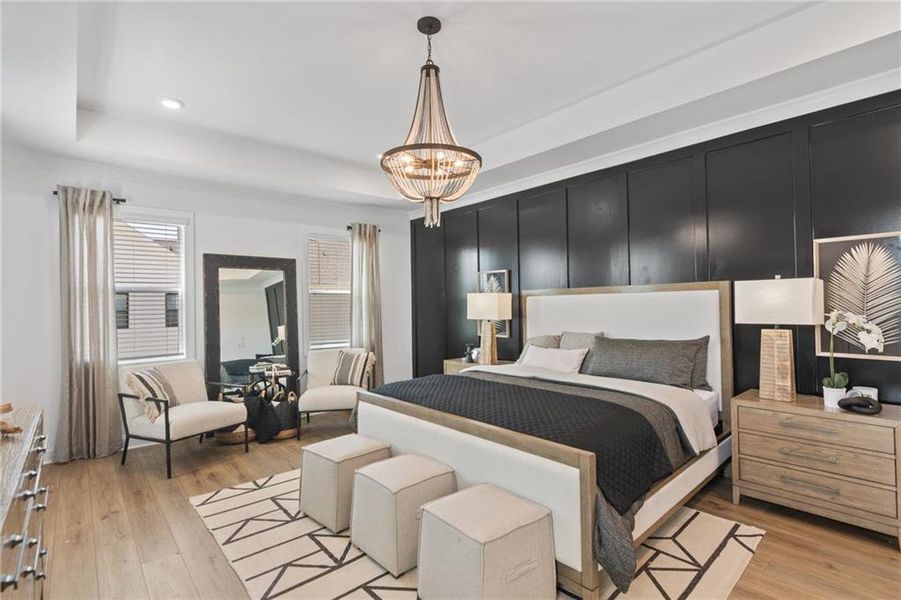 Furnished interior view inside a new home in Waterhaven, Cumming (Image 23).