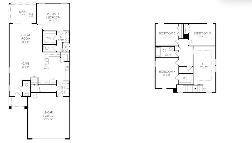 2D floor plan layout of this home in Shearwater, St. Augustine, FL (Image 2). 2D floor plan layout of this home in Shearwater, St. Augustine, FL (Image 2).