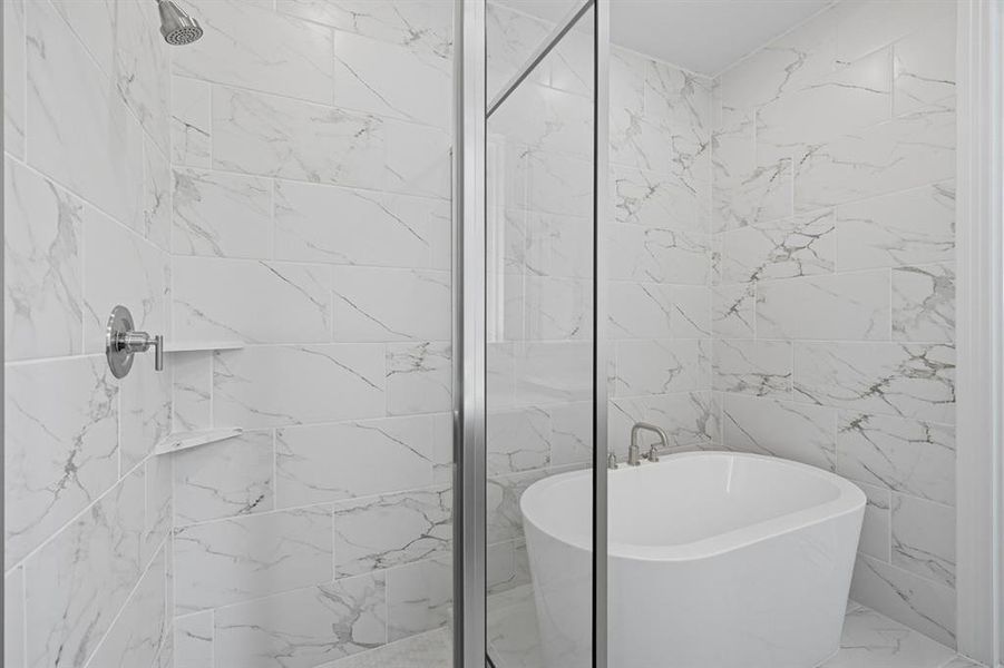 Furnished interior view inside a new home in Trinity Falls, McKinney (Image 5).