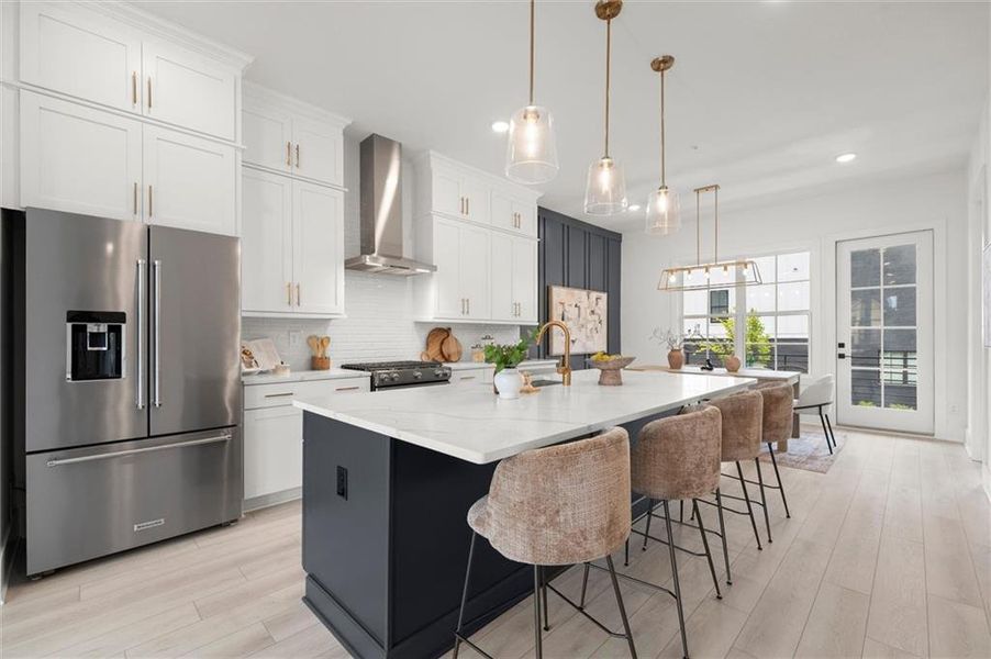Furnished interior view inside a new home in The Gathering – Alpharetta, Alpharetta (Image 6).