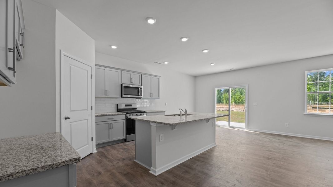 Furnished interior view inside a new home in West New Bern, New Bern (Image 5).