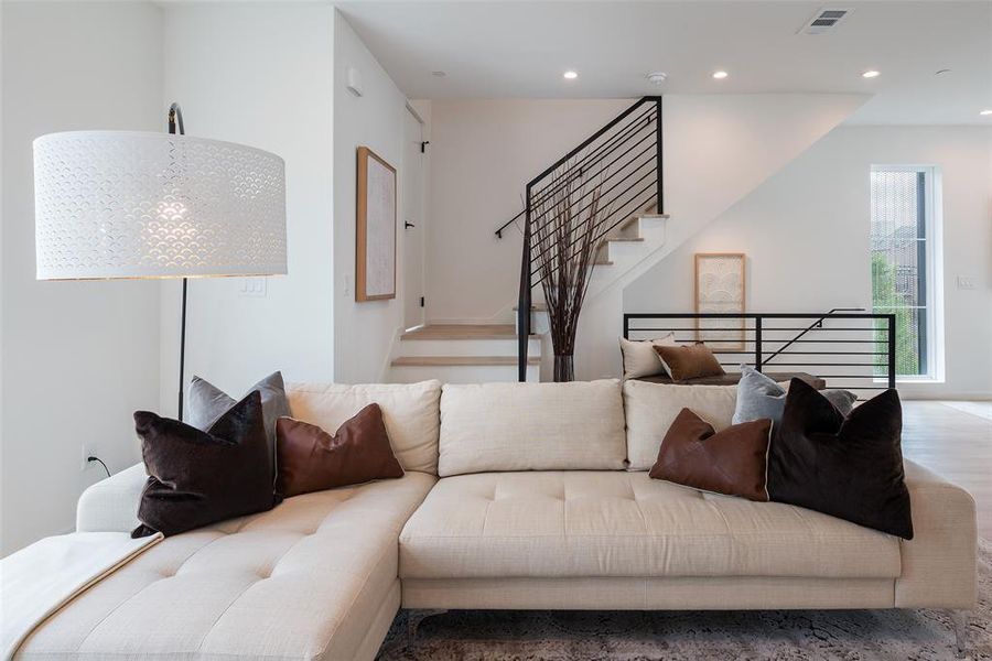 Furnished interior view inside a new home in , Dallas (Image 12). Furnished interior view inside a new home in , Dallas (Image 12).