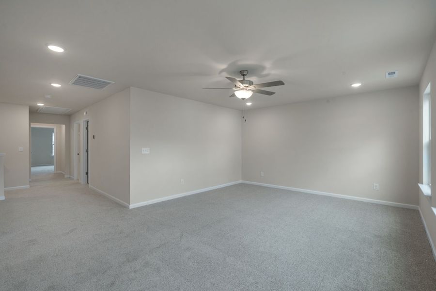 Representative unfurnished interior of a home built from the Getty by Mattamy Homes in Magnolia Park, Garner (Image 25).