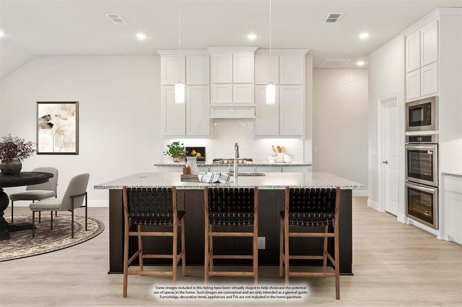 Furnished interior view inside a new home in Mockingbird Heights Classic 60, Midlothian (Image 17).