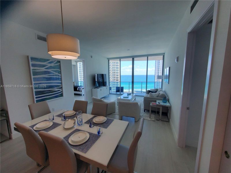 Furnished interior view inside a new home in , Sunny Isles Beach (Image 22).