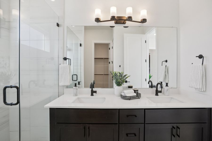 Furnished interior view inside a new home in Foxfield, Austin (Image 12).