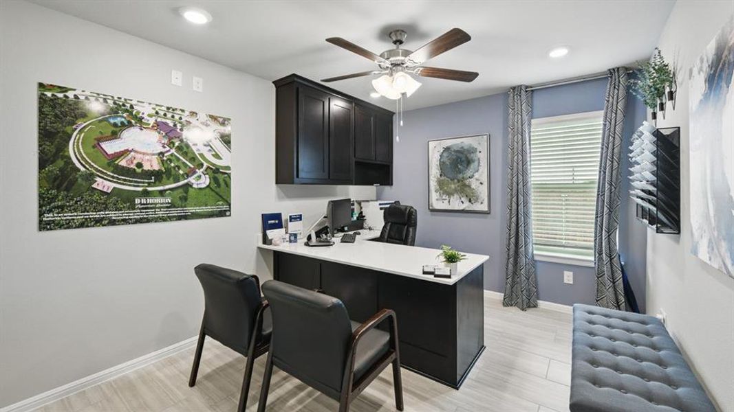 Furnished interior view inside a new home in The Hills at Reunion, Newark (Image 29).