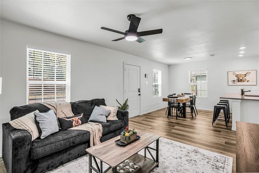 Furnished interior view inside a new home in , Bonham (Image 11). Furnished interior view inside a new home in , Bonham (Image 11).