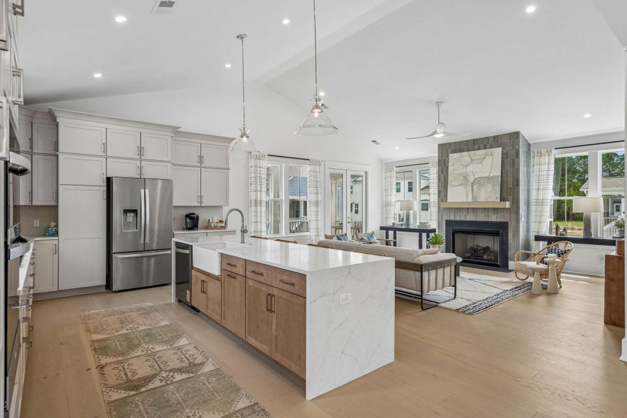 Furnished interior view inside a new home in Miller's Crossing, Johns Island (Image 54).