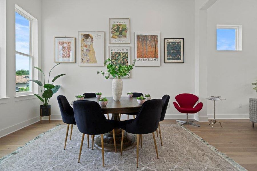 Furnished interior view inside a new home in Agave, Austin (Image 17).
