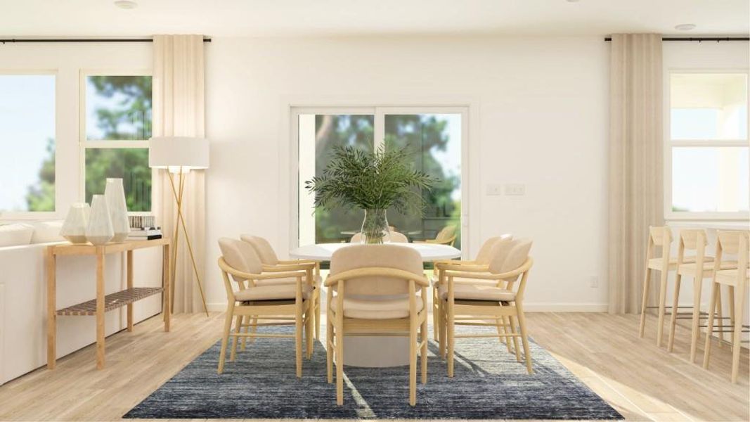 Furnished interior view inside a new home in Wellington Estates, Madison (Image 5).