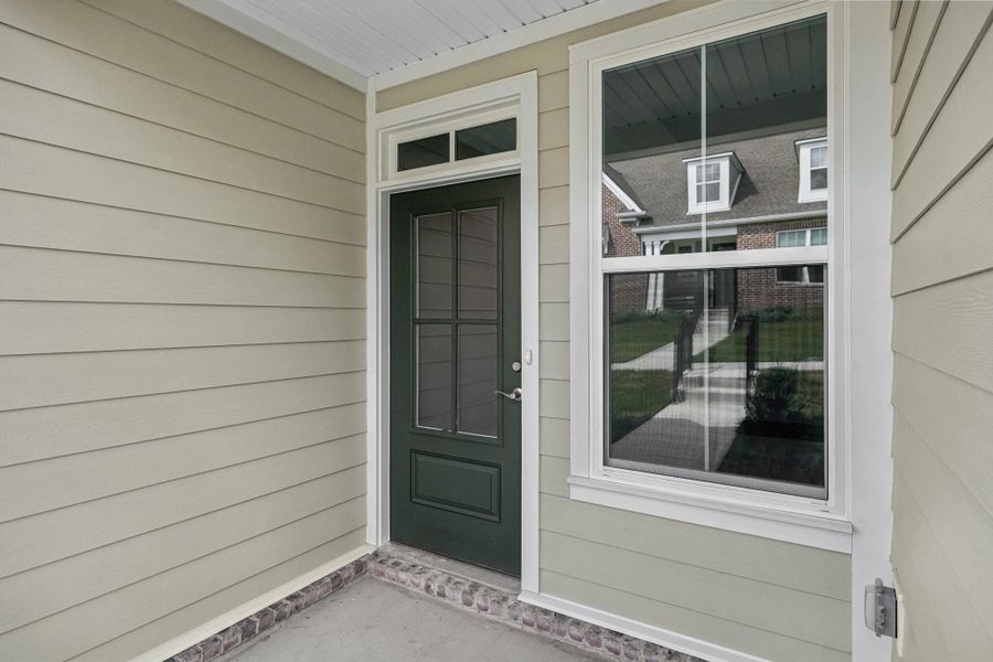 Exterior details and patio area of a home in Stewart's Glen | 55+ Community, Smyrna (Image 2). Exterior details and patio area of a home in Stewart's Glen | 55+ Community, Smyrna (Image 2).