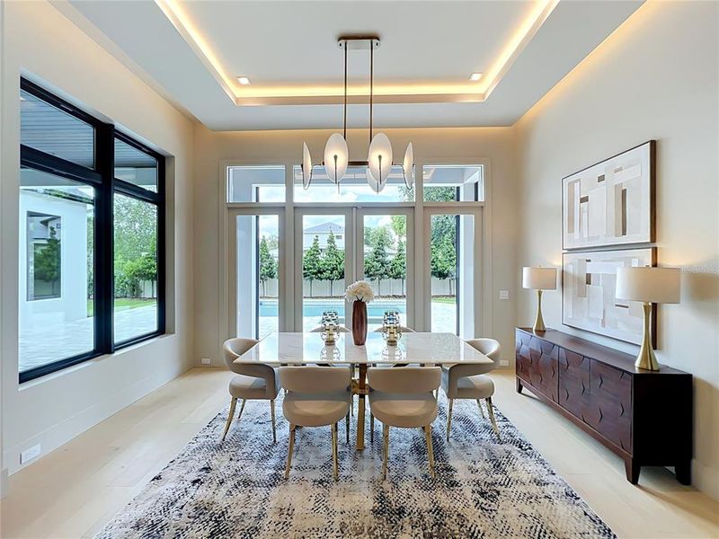 Furnished interior view inside a new home in , Winter Park (Image 15). Furnished interior view inside a new home in , Winter Park (Image 15).