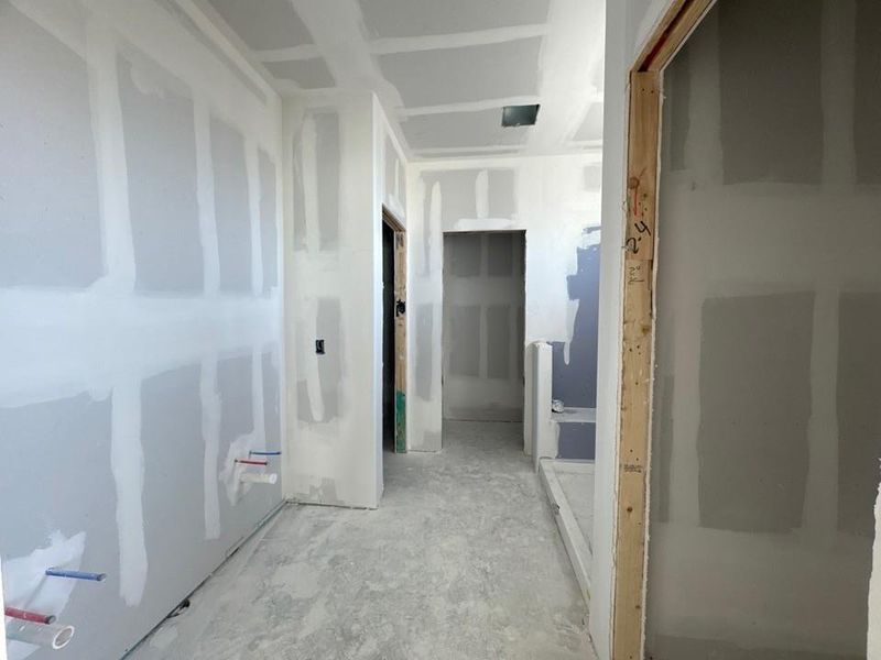 In-progress construction of a new home in Terra Escalante, Blue Ridge, TX (Image 13).