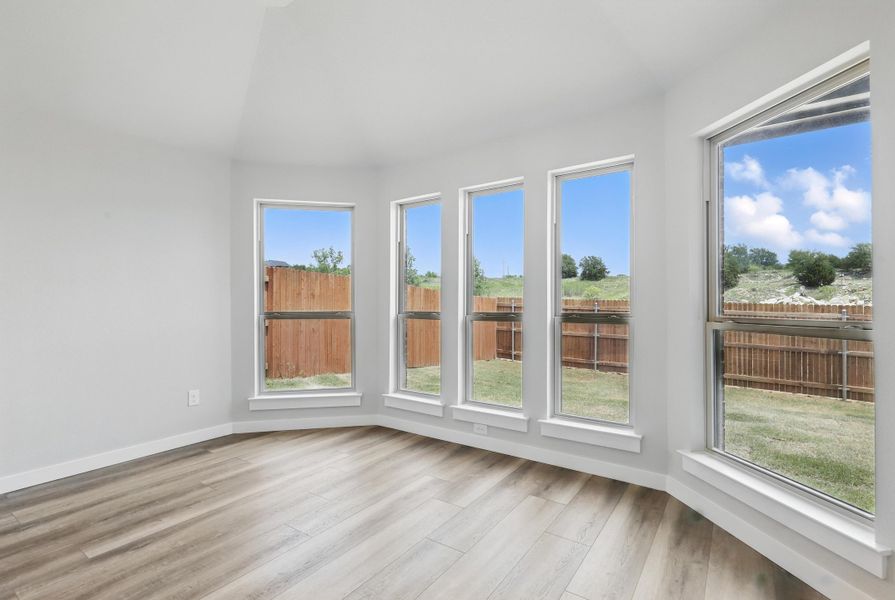 Representative unfurnished interior of a home built from the McKinley I by Cheldan Homes in Terra Vista, Springtown (Image 42).
