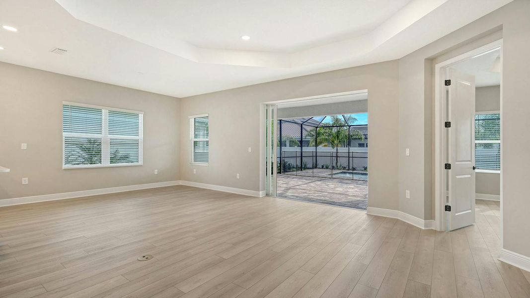Spacious, unfurnished interior of a new home in Windward Real Estate and Homes for Sale in Sarasota, FL - Neal Communities, Lakewood Ranch (Image 21).