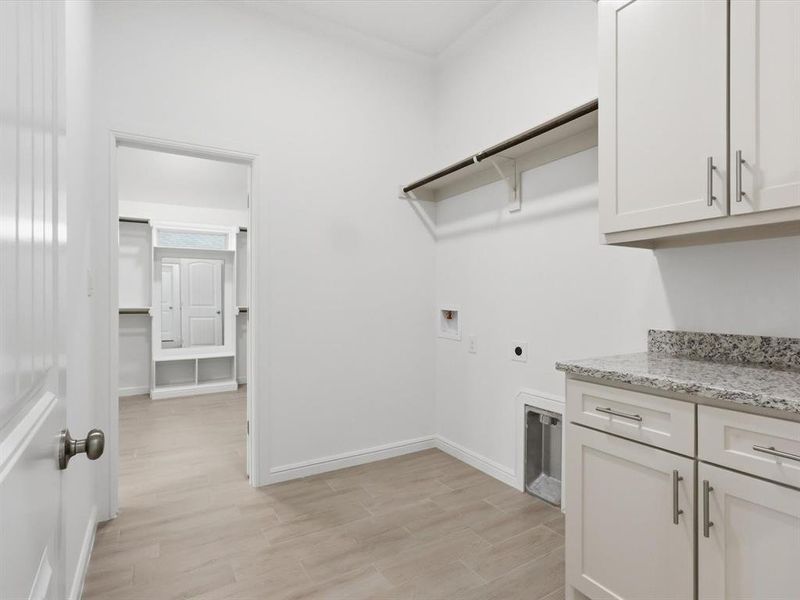 Furnished interior view inside a new home in , Godley (Image 17).