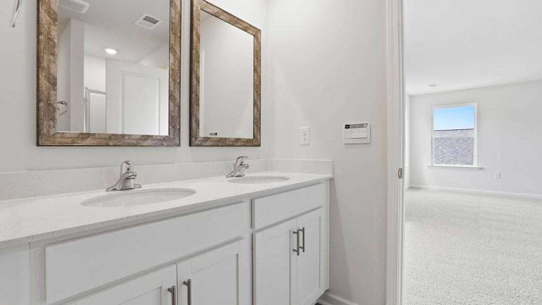 Furnished interior view inside a new home in Woodglen, Piedmont (Image 12). Furnished interior view inside a new home in Woodglen, Piedmont (Image 12).
