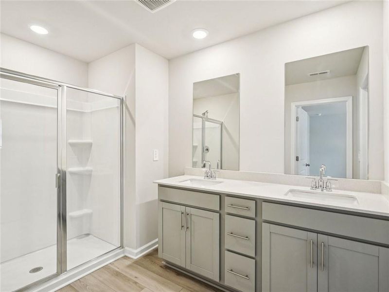 Furnished interior view inside a new home in , Conyers (Image 3).