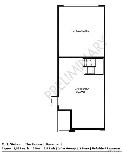 2D floor plan layout of this home in York Station, Thornton, CO (Image 5).