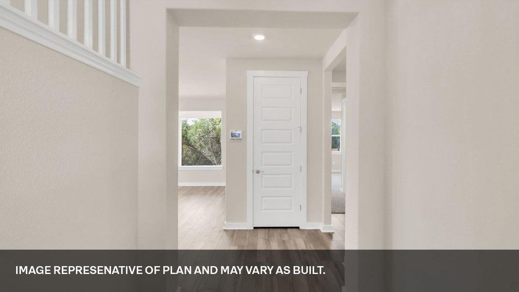 Spacious, unfurnished interior of a new home in Rosenbusch Ranch, Leander (Image 12). Spacious, unfurnished interior of a new home in Rosenbusch Ranch, Leander (Image 12).