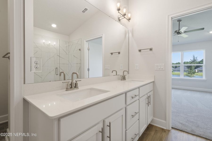 Furnished interior view inside a new home in Shadow Crest at Rolling Hills, Green Cove Springs (Image 4).