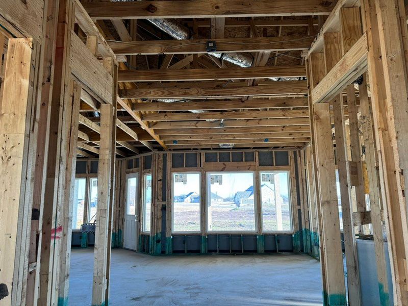 In-progress construction of a new home in Rocky Top, Krum, TX (Image 5).