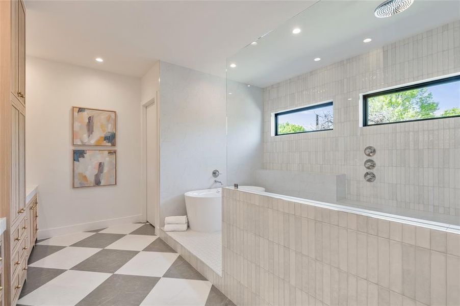 Furnished interior view inside a new home in , Dallas (Image 24).